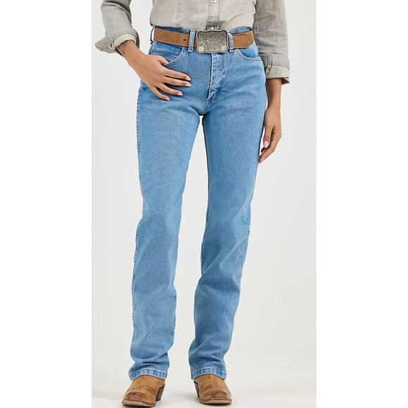 Wrangler Women's Cowboy Cut Slim Fit Jean Western Rodeo Sz 28x32 - Picture 1 of 13